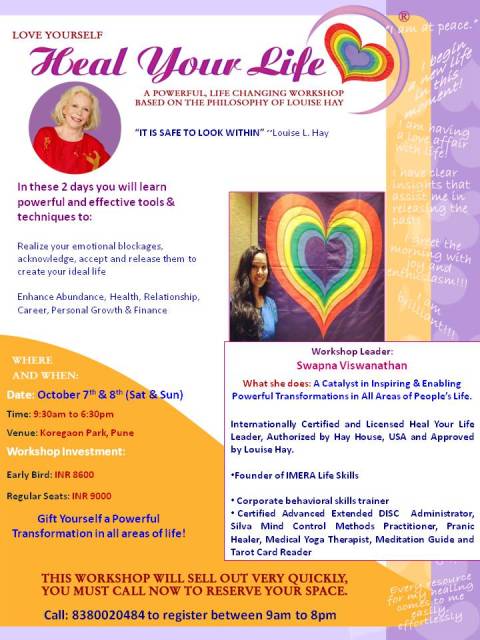 Love Yourself Heal Your Life 2 days Workshop