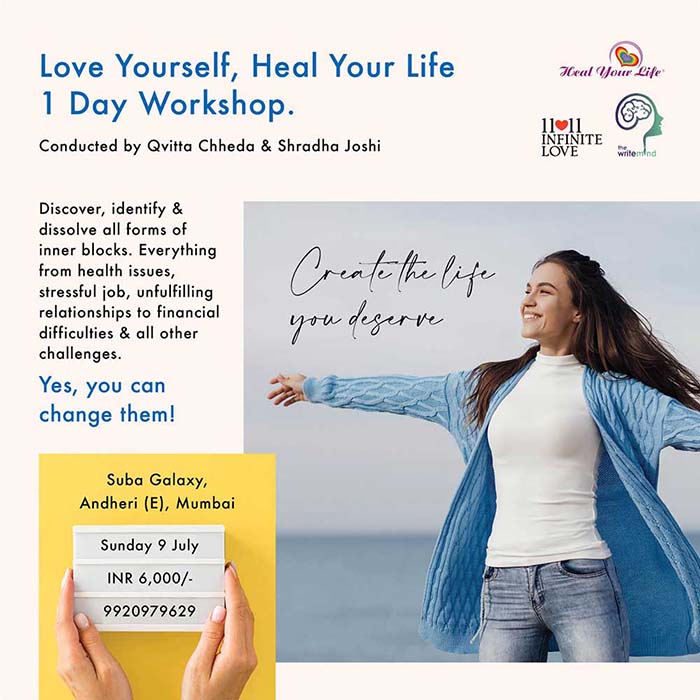 Love Yourself, Heal Your Life 1 Day Workshop.