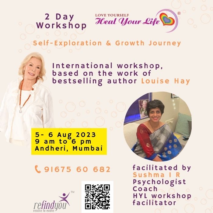 Love Yourself, Heal Your Life - 2 Day workshop in Andheri, Mumbai