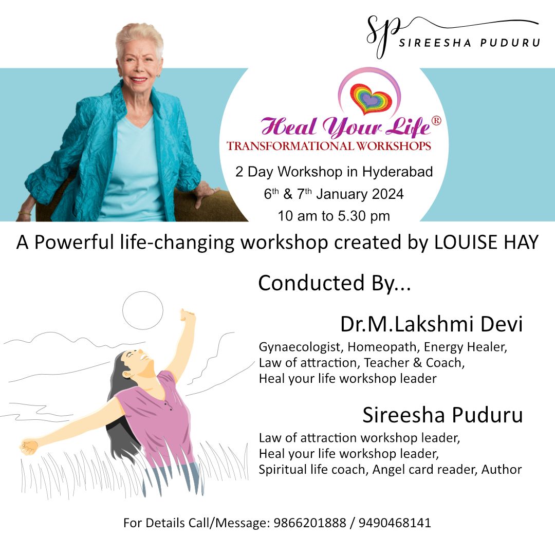 2-Day "Heal your Life" workshop in Hyderabad