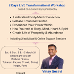 Love Yourself, Heal Your Life 2 Days Transformational Live Workshop