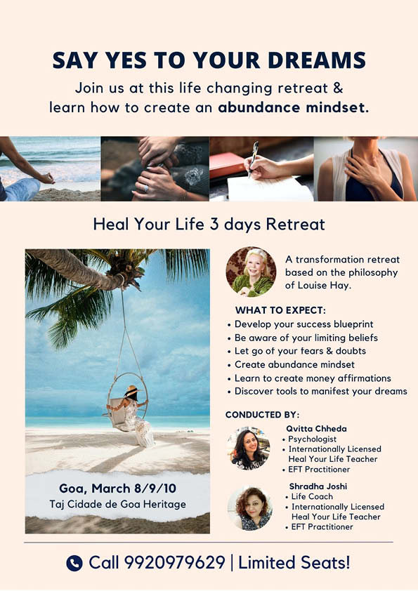 SAY YES TO YOUR DREAM 3 DAYS RETREAT IN GOA