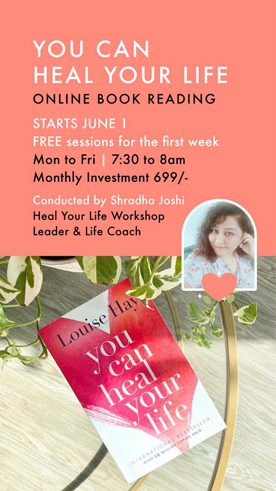 ONLINE BOOK READING SESSION - YOU CAN HEAL YOUR LIFE - JUNE 1